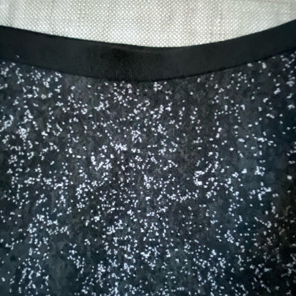 Theory Black/White Wool Blend Knit Pull On Casual Preppy Mini Skirt- Sz-S - Picture 4 of 12